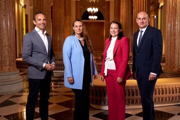 Gerald Resch, Doris Zingl, Victoria Krammer und Enver Sirucic (v.l.n.r.)